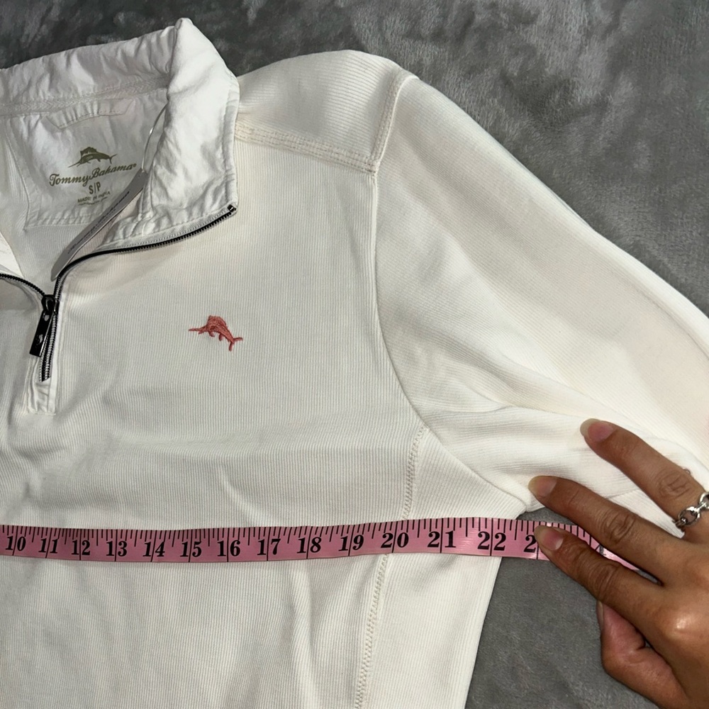 Tommy Bahama quarter zip sweater - Picture 3 of 11